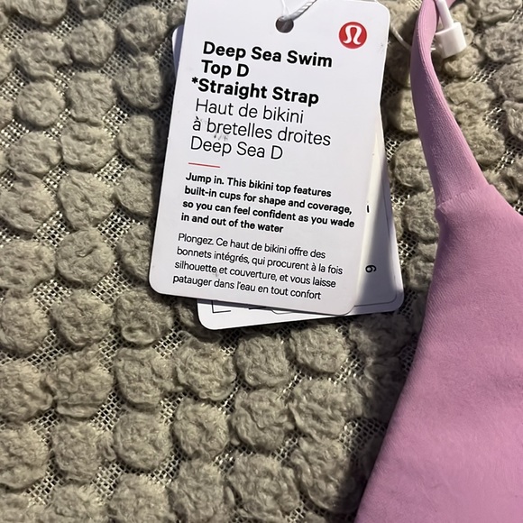 Lululemon Deep Sea Swim Top D *straight strap - Picture 3 of 6